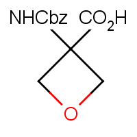 CAS:1379811-81-0 | OR312037 | 3-(((Benzyloxy)carbonyl)amino)oxetane-3-carboxylic acid
