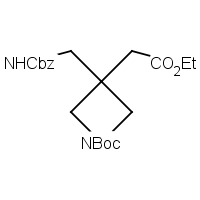 CAS:1404194-03-1 | OR312046 | tert-Butyl 3-((((benzyloxy)carbonyl)amino)methyl)-3-(2-ethoxy-2-oxoethyl)azetidine-1-carboxylate