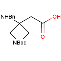 CAS:  | OR312048 | 2-(3-(Benzylamino)-1-(tert-butoxycarbonyl)azetidin-3-yl)acetic acid