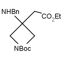 CAS:1373923-04-6 | OR312050 | tert-Butyl 3-(benzylamino)-3-(2-ethoxy-2-oxoethyl)azetidine-1-carboxylate