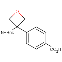 CAS:  | OR312080 | 4-(3-((tert-Butoxycarbonyl)amino)oxetan-3-yl)benzoic acid