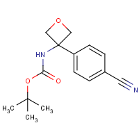 CAS: 1158098-77-1 | OR312099 | tert-Butyl (3-(4-cyanophenyl)oxetan-3-yl)carbamate