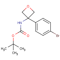 CAS:1279090-24-2 | OR312100 | tert-Butyl (3-(4-bromophenyl)oxetan-3-yl)carbamate