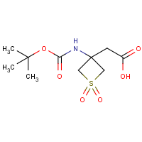 CAS: | OR312105 | 2-(3-((tert-Butoxycarbonyl)amino)-1,1-dioxidothietan-3-yl)acetic acid