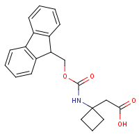 CAS:1199775-14-8 | OR312108 | (1-Aminocyclobut-1-yl)acetic acid, N-FMOC protected