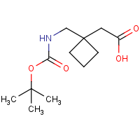 CAS:1384441-97-7 | OR312114 | 2-(1-(((tert-Butoxycarbonyl)amino)methyl)cyclobutyl)acetic acid