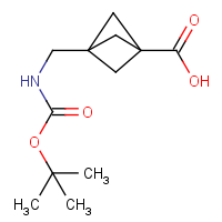 CAS:1638771-49-9 | OR312130 | 3-(((tert-Butoxycarbonyl)amino)methyl)bicyclo[1.1.1]pentane-1-carboxylic acid