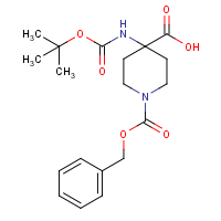 CAS: 252720-32-4 | OR312141 | 1-((Benzyloxy)carbonyl)-4-((tert-butoxycarbonyl)amino)piperidine-4-carboxylic acid
