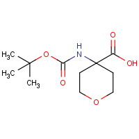 CAS:172843-97-9 | OR312142 | 4-((tert-Butoxycarbonyl)amino)tetrahydro-2H-pyran-4-carboxylic acid