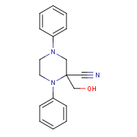 CAS:  | OR312348 | 2-(Hydroxymethyl)-1,4-diphenylpiperazine-2-carbonitrile