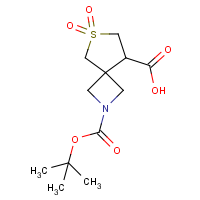 CAS: 1453315-60-0 | OR312375 | 2-(tert-Butoxycarbonyl)-6-thia-2-azaspiro[3.4]octane-8-carboxylic acid 6,6-dioxide