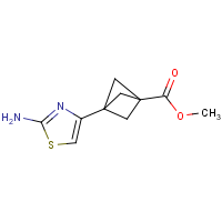 CAS:1980049-04-4 | OR312429 | Methyl 3-(2-amino-1,3-thiazol-4-yl)bicyclo[1.1.1]pentane-1-carboxylate