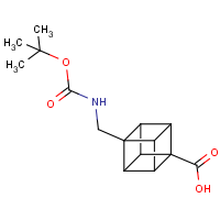 CAS: 2109516-33-6 | OR312526 | (1S,2R,3R,8S)-4-(((tert-Butoxycarbonyl)amino)methyl)cubane-1-carboxylic acid