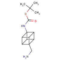 CAS:2108646-71-3 | OR312539 | tert-Butyl ((1S,2R,3R,8S)-4-(aminomethyl)cuban-1-yl)carbamate