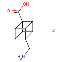 CAS: 34132-07-5 | OR312566 | (2R,3R,4S,5S)-4-(Aminomethyl)cubane-1-carboxylic acid hydrochloride