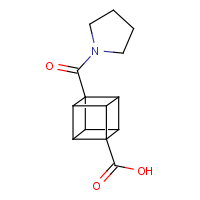 CAS: 152191-41-8 | OR312577 | (1S,2R,3R,8S)-4-(Pyrrolidine-1-carbonyl)cubane-1-carboxylic acid