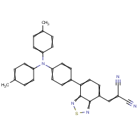 CAS: 1393343-58-2 | OR31533 | 2-((7-(4-(Dip-tolylamino)phenyl)benzo[c] [1,2,5]thiadiazol-4-yl)methylene)malononitrile