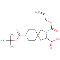 CAS: 1250991-77-5 | OR315421 | 2-(Allyloxycarbonyl)-8-(tert-butoxycarbonyl)-2,8-diazaspiro[4.5]decane-3-carboxylic acid