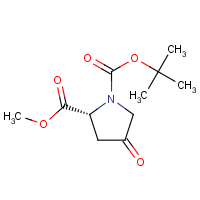 CAS: 256487-77-1 | OR315580 | (R)-1-tert-Butyl 2-methyl 4-oxopyrrolidine-1,2-dicarboxylate