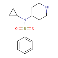 CAS: 387350-82-5 | OR3156 | N-Cyclopropyl-N-(piperidin-4-yl)benzenesulphonamide
