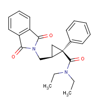 CAS:105310-75-6 | OR315751 | (1R,2S)-2-[(1,3-Dioxo-1,3-dihydro-2H-isoindol-2-yl)methyl]-N,N-diethyl-1-phenylcyclopropanecarboxamide
