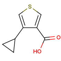 CAS:1545820-28-7 | OR315860 | 3-Cyclopropylthiophene-4-carboxylic acid