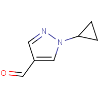 CAS: 1082066-00-9 | OR315863 | 1-(Cyclopropyl)-1H-pyrazole-4-carbaldehyde
