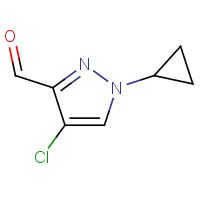 CAS:  | OR315865 | 4-Chloro-1-(cyclopropyl)-1H-pyrazole-3-carbaldehyde