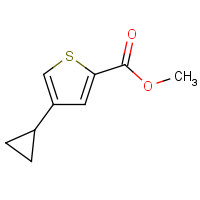 CAS:2111296-73-0 | OR315881 | Methyl 4-(cyclopropyl)thiophene-2-carboxylate