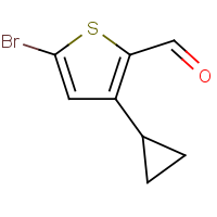 CAS: 1368299-52-8 | OR315884 | 5-Bromo-3-(cyclopropyl)thiophene-2-carboxaldehyde