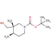 CAS: 1427173-50-9 | OR316071 | (+/-)-N-t-BOC-(4R*)-Amino-(3R*)-(Hydroxymethyl)-3-Methylpiperidine
