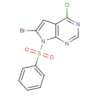 CAS: 784150-40-9 | OR317026 | 6-Bromo-4-chloro-7-(phenylsulfonyl)-7H-Pyrrolo[2,3-d]pyrimidine