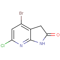 CAS:1190322-92-9 | OR317335 | 4-Bromo-6-chloro-1H,2H,3H-pyrrolo[2,3-b]pyridin-2-one