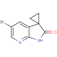 CAS: 1263279-55-5 | OR317340 | 5'-Bromo-1',2'-dihydrospiro[cyclopropane-1,3'-pyrrolo[2,3-b]pyridine]-2'-one