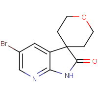 CAS: 1341038-90-1 | OR317344 | 5'-Bromo-1',2'-dihydrospiro[oxane-4,3'-pyrrolo[2,3-b]pyridine]-2'-one