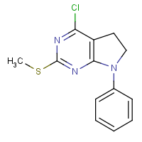 CAS: 388572-68-7 | OR318009 | 4-Chloro-6,7-dihydro-2-(methylthio)-7-phenyl-(5H)-pyrrolo[2,3-d]pyrimidine