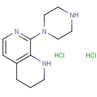 CAS: 1233513-21-7 | OR318085 | 8-(Piperazin-1-yl)-1,2,3,4-tetrahydro-1,7-naphthyridine dihydrochloride