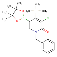 CAS:1010101-15-1 | OR318095 | 1-Benzyl-3-chloro-5-(4,4,5,5-tetramethyl-1,3,2-dioxaborolan-2-yl)-4-(trimethylsilyl)pyridin-2(1H)-one