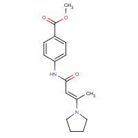CAS:337921-20-7 | OR32057 | Methyl 4-[(2E)-3-(pyrrolidin-1-yl)but-2-enamido]benzoate