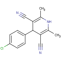 CAS: 67438-99-7 | OR32066 | 4-(4-Chlorophenyl)-2,6-dimethyl-1,4-dihydropyridine-3,5-dicarbonitrile