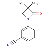 CAS: 341965-81-9 | OR32077 | 3-(3,3-Dimethyl-2-oxoazetidin-1-yl)benzonitrile