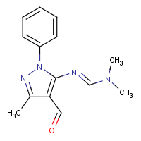 CAS:58668-41-0 | OR32099 | (E)-N'-(4-Formyl-3-methyl-1-phenyl-1H-pyrazol-5-yl)-N,N-dimethylmethanimidamide