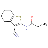 CAS: 61627-58-5 | OR321018 | N-(3-Cyano-4,5,6,7-tetrahydro-1-benzothiophen-2-yl)propanamide