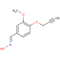 CAS:385383-46-0 | OR32117 | (E)-N-{[3-Methoxy-4-(prop-2-yn-1-yloxy)phenyl]methylidene}hydroxylamine