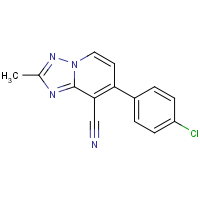 CAS:860610-84-0 | OR32125 | 7-(4-Chlorophenyl)-2-methyl-[1,2,4]triazolo[1,5-a]pyridine-8-carbonitrile
