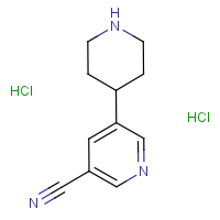 CAS: 1137949-73-5 | OR321255 | 5-(Piperidin-4-yl)nicotinonitrile dihydrochloride