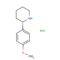 CAS:  | OR321269 | (S)-2-(4-Methoxyphenyl)piperidine hydrochloride
