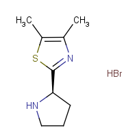 CAS:1821837-31-3 | OR321281 | (R)-4,5-Dimethyl-2-(pyrrolidin-2-yl)thiazole hydrobromide