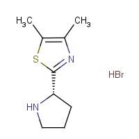 CAS:445280-79-5 | OR321282 | (S)-4,5-Dimethyl-2-(pyrrolidin-2-yl)thiazole hydrobromide