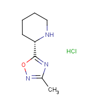 CAS: 1604396-49-7 | OR321284 | (S)-3-Methyl-5-(piperidin-2-yl)-1,2,4-oxadiazole hydrochloride